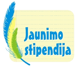 „Jaunimo stipendija“ logotipas.