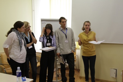 Tarptautinis edukacinis projektas „IPBib“ šiemet sukvietė į Vilniaus universiteto biblioteką studentus iš Vokietijos, Austrijos, Čekijos ir Bulgarijos. Nuotr. iš VUB arch.