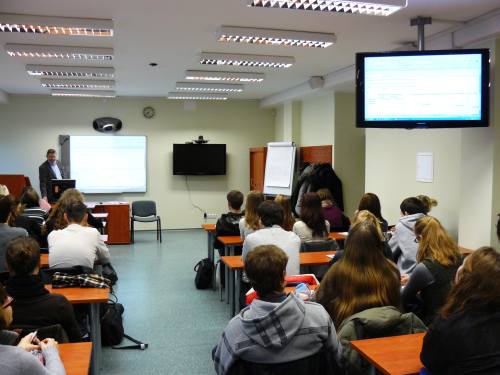 Šiuo metu prof. J. Bučo auditorija yra viena pažangiausių auditorijų Vilniaus universitete.