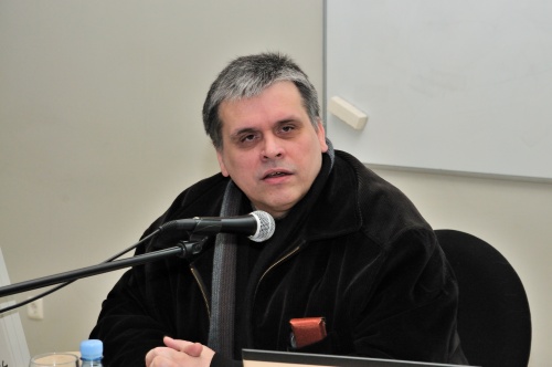  Konferencijoje savo požiūrį į BUL problematiką išsakė VU Filosofijos fakulteto Filosofijos istorijos ir logikos katedros vedėjas prof. dr. Marius Povilas Šaulauskas. V.Naujiko nuotr.