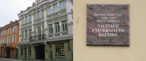 Jozefo Franko iniciatyva 1805 m. buvo įkurta Vilniaus medicinos draugija. IRVS nuotr.