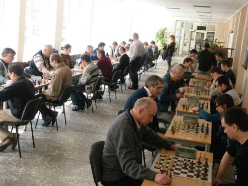 Matematikos ir informatikos fakultete įvyko dvidešimtasis šachmatų turnyras. Izabelės Pukėnaitės nuotr.