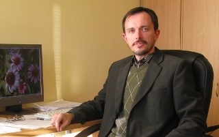 Teorinės fizikos katedros profesorius Darius Abramavičius. VU archyvo nuotr.
