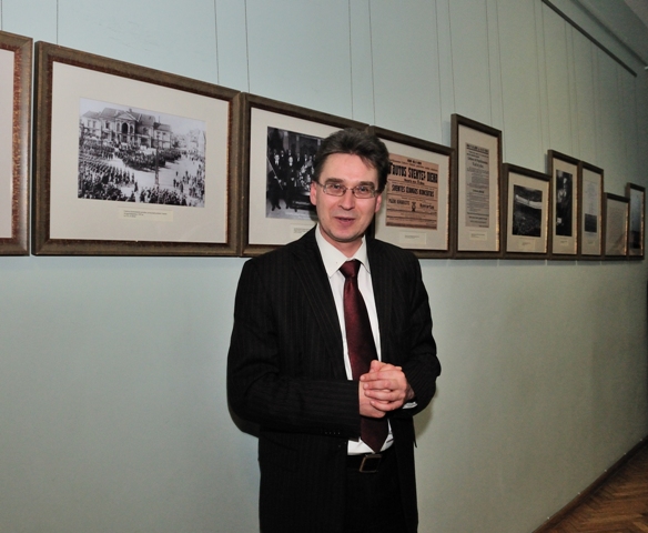 Vilniaus universiteto l. e. p. rektorius prof. dr. Jūras Banys pažymėjo, kad gydytojai visais laikais buvo ir išlieka pažangiausia Lietuvos visuomenės dalis. V. Naujiko nuotr.