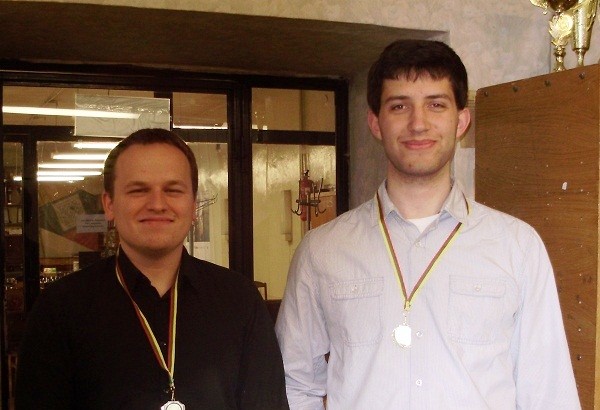 Čempionai - VU-1 komanda: Lukas Vengelis ir Vilius Aleknavičius. Organizatorių nuotr.