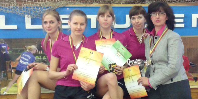 VU stalo tenisininkės Lietuvos studentų čempionėmis tapo trečius metus iš eilės. SSC archyvo nuotr.