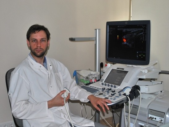 VU ligoninės Santariškių klinikų Ultragarsinės diagnostikos skyriaus vedėjas dr. Artūras Samuilis. Asmeninio archyvo nuotr.