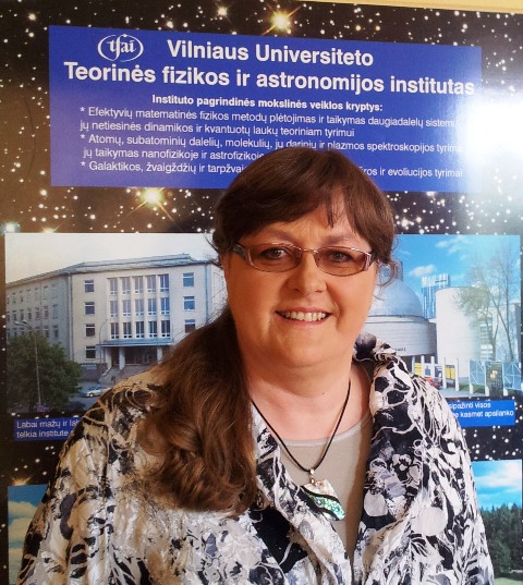 VU Teorinės fizikos ir astronomijos instituto direktorė habil. dr. Gražina Tautvaišienė. Asmeninio archyvo nuotr.