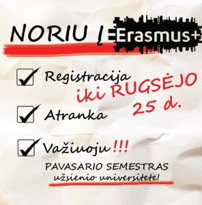 Erasmus+ registracija
